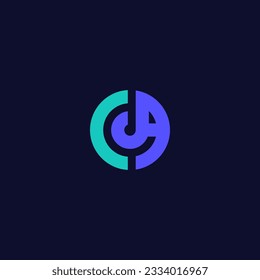 CAD Letter Logo Design Vector