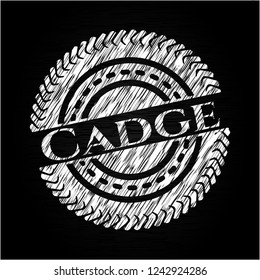 Cadge chalk emblem