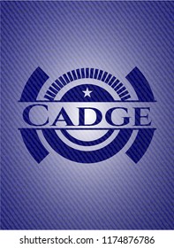 Cadge denim background