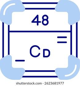 Línea de cadmio Vector Icon Design