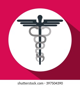 caduceus icon design