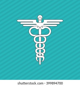 caduceus icon design