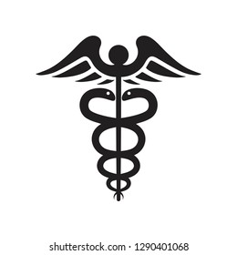 Healthcare Medical Caduceus Icon Stock Vector (Royalty Free) 1309572985