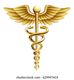 Caduceus Medical Icon.