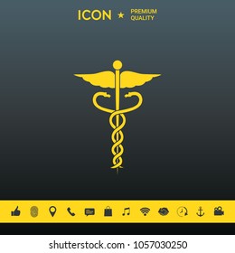 Caduceus medical symbol