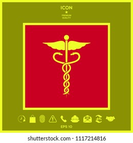 Caduceus medical symbol