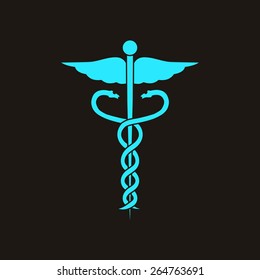 caduceus medical symbol