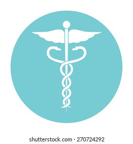 Caduceus Medical Symbol Stock Vector (Royalty Free) 298632347 ...