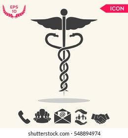 Caduceus medical symbol