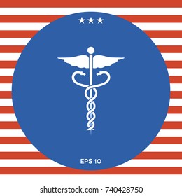 Caduceus medical symbol