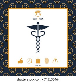 Caduceus medical symbol