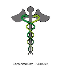 Caduceus medical symbol