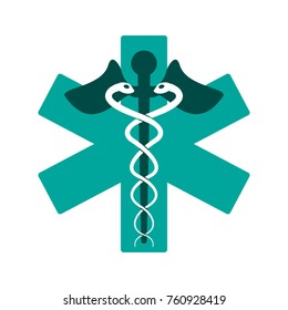 Caduceus medical symbol