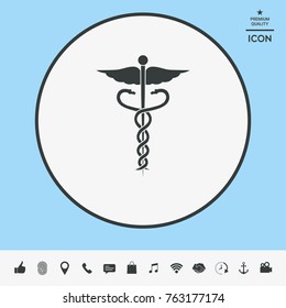 Caduceus medical symbol