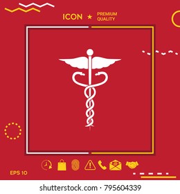 Caduceus medical symbol