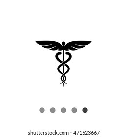 Caduceus Simple Icon