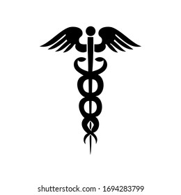 Caduceus Health Symbol Vector File Stock Vector (royalty Free 