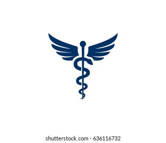 Caduceus symbol vector
