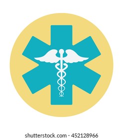 Caduceus Vector Icon