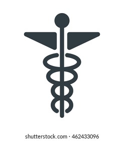 Caduceus Vector Icon