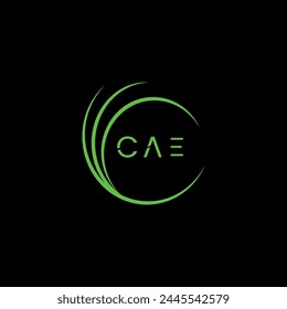 CAE Creative logo y diseño de iconos