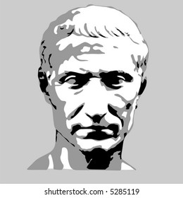 Caesar. The emperor.  Three colors.