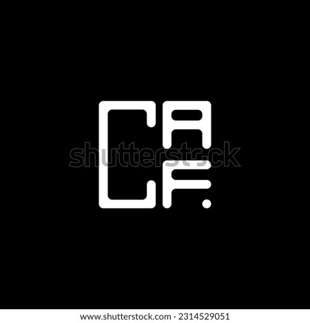 CAF letter logo creative design with vector graphic, CAF simple and modern logo. CAF luxurious alphabet design   Foto stock © 