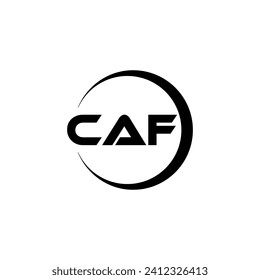 CAF Letter Logo Design, Inspiration for a Unique Identity. Modern Elegance and Creative Design. Watermark Your Success with the Striking this Logo.