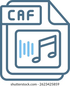 Ícone de Duas Cores da Linha CAF