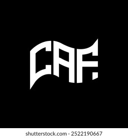 CAF Logo Design, CAF einfache und moderne Logo. CAF luxuriöses Alphabet Design  