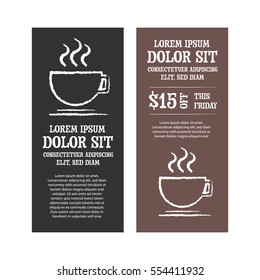 Cafe banner set