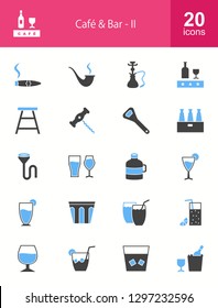 Cafe & Bar Filled Icons