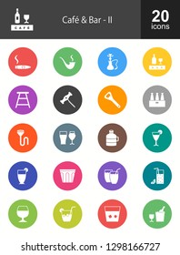 Cafe & Bar Filled Icons