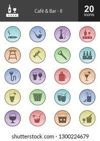 Cafe & Bar Filled Icons