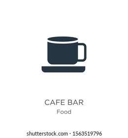 Cafe bar icon vector. Trendy flat cafe bar icon from food collection isolated on white background. Vector illustration can be used for web and mobile graphic design, logo, eps10