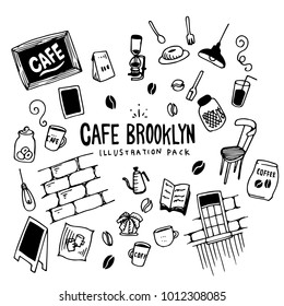 Cafe Brooklyn Illustration Pack
