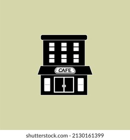 cafe building vector illustration, perfect for icons, templates, logos, mascots, etc