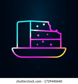 Cafe, cake, mall nolan icon. Simple thin line, outline vector of mall icons for ui and ux, website or mobile application