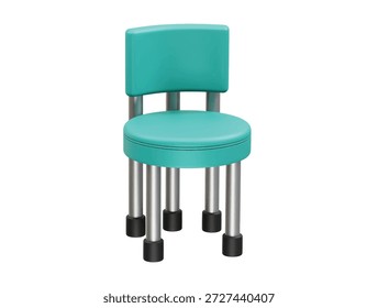 Café Stuhl Symbol 3D Rendering Illustration