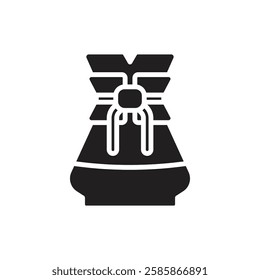 Cafe Chemex Filled Icon Vector Illustration