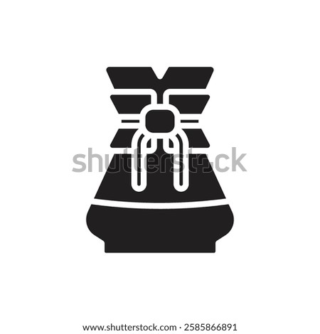 Cafe Chemex Filled Icon Vector Illustration