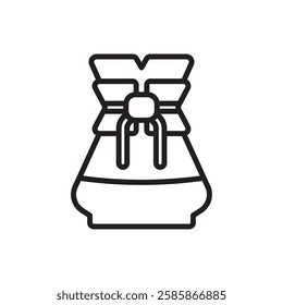 Cafe Chemex Outline Icon Vector Illustration