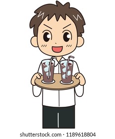 Cafe clerk part time job cafe