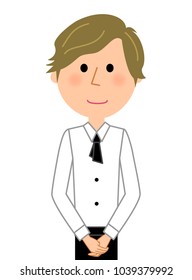 Cafe clerk, Waiter