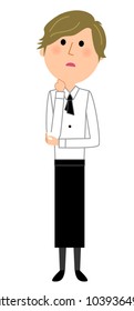 Cafe clerk, Waiter, Imagine