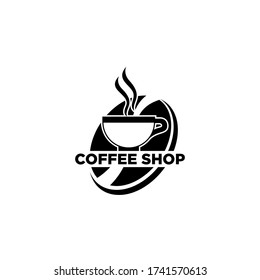 The Cafe Coffee Shop Logo Design Template Vector
