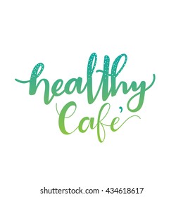 Cafe and coffee shop logo vector logo template. hand drawing logo.