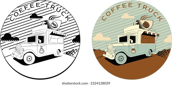 cafe, coffee truck, coffee shop, tuck, food truck