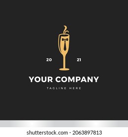 Cafe and Coffee vintage logo tamplate