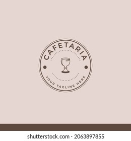 Cafe and Coffee vintage logo tamplate